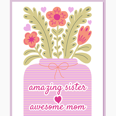 Amazing Sister Mother's Day eCard
